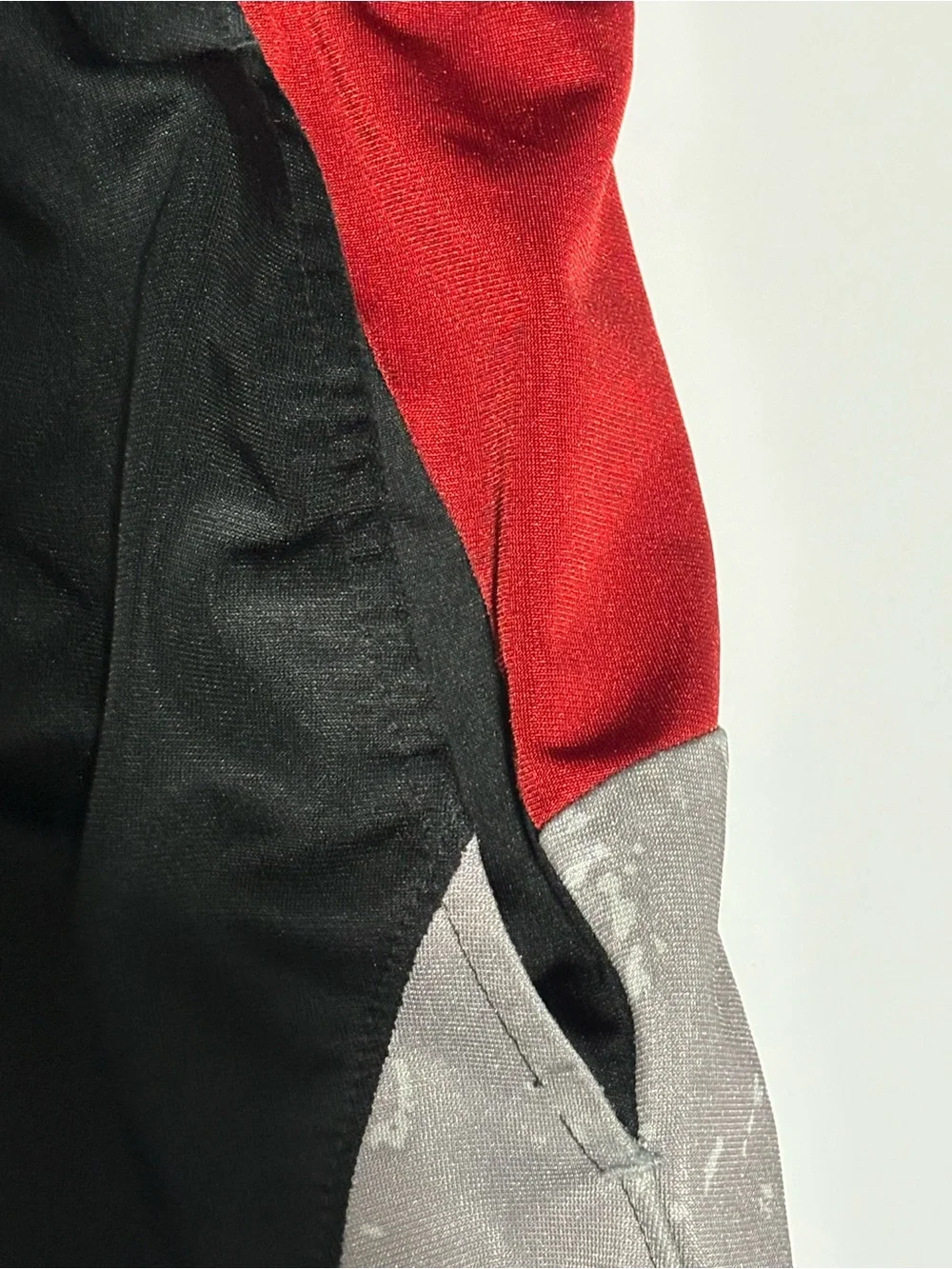 Jordan Men’s Black, Red & Gray Athletic Basketball Shorts